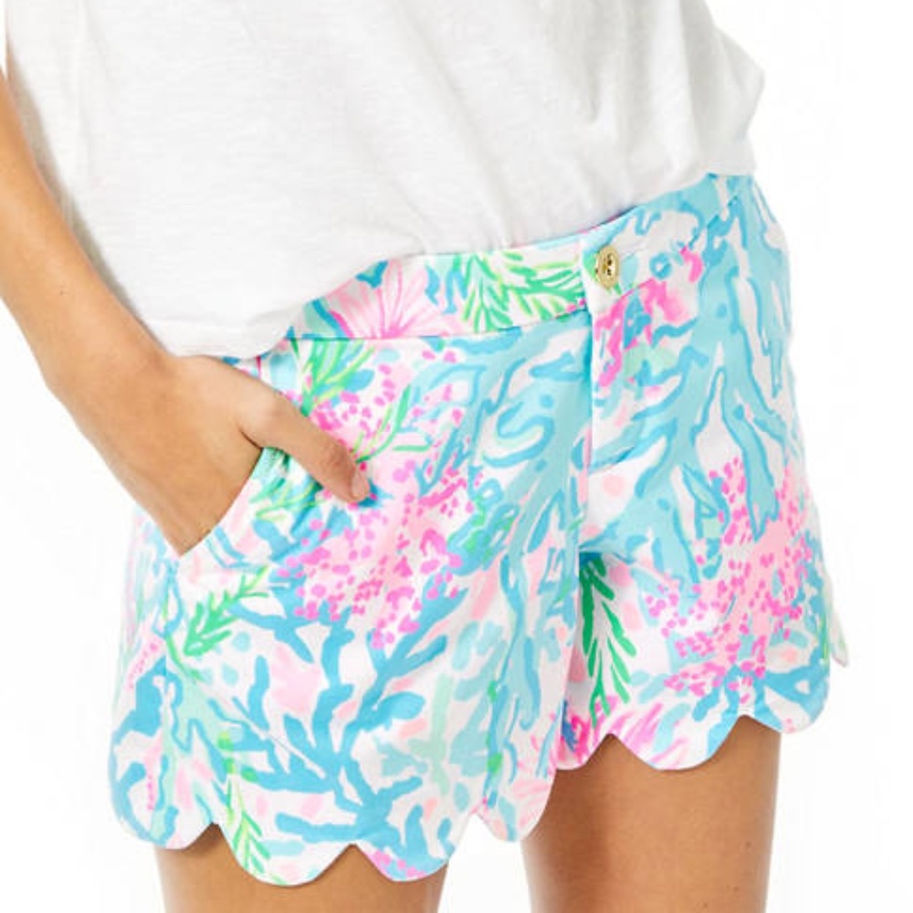 Lilly Pulitzer Buttercup Stretch Shorts NWT